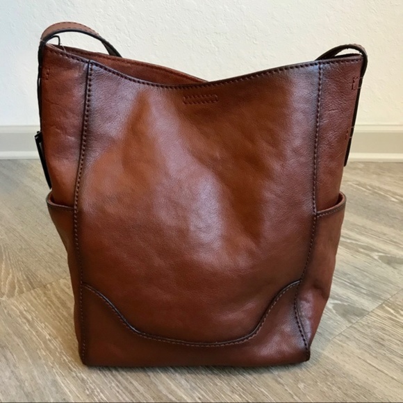 Frye Handbags - NWT FRYE Leather Side Pocket Hobo